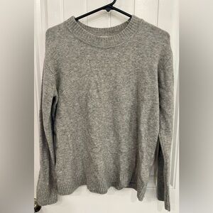 Cozy Gray Knit Sweater by Loft
